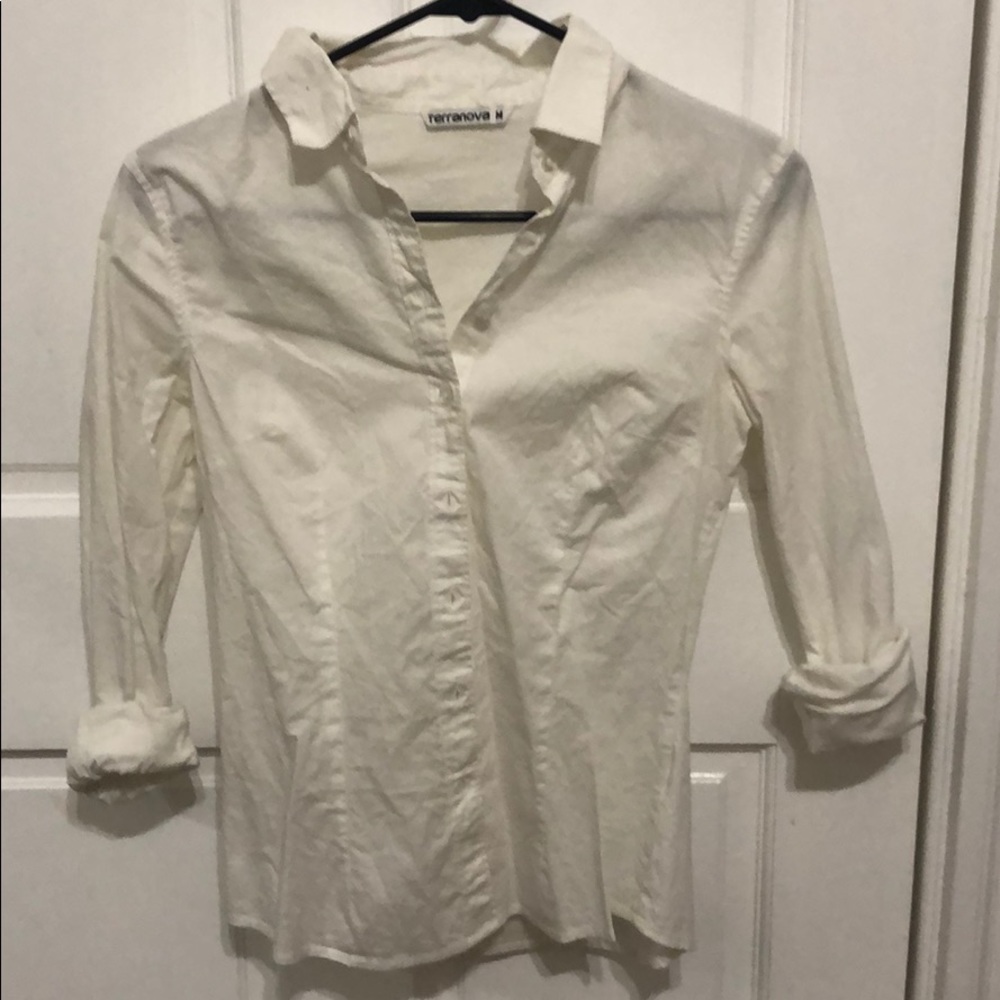 White button down shirt